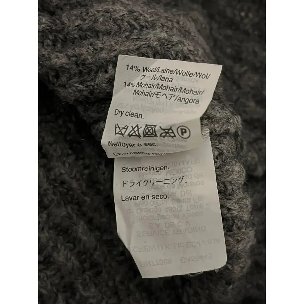 J. Crew Point Sur Ribbed Mohair Cowlneck Sweater